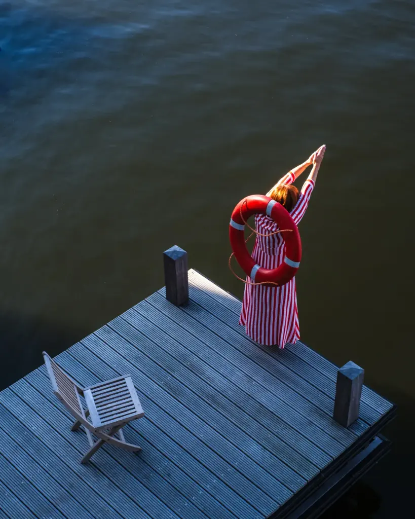 Aan het water steiger harderwijk door Eliane Roest