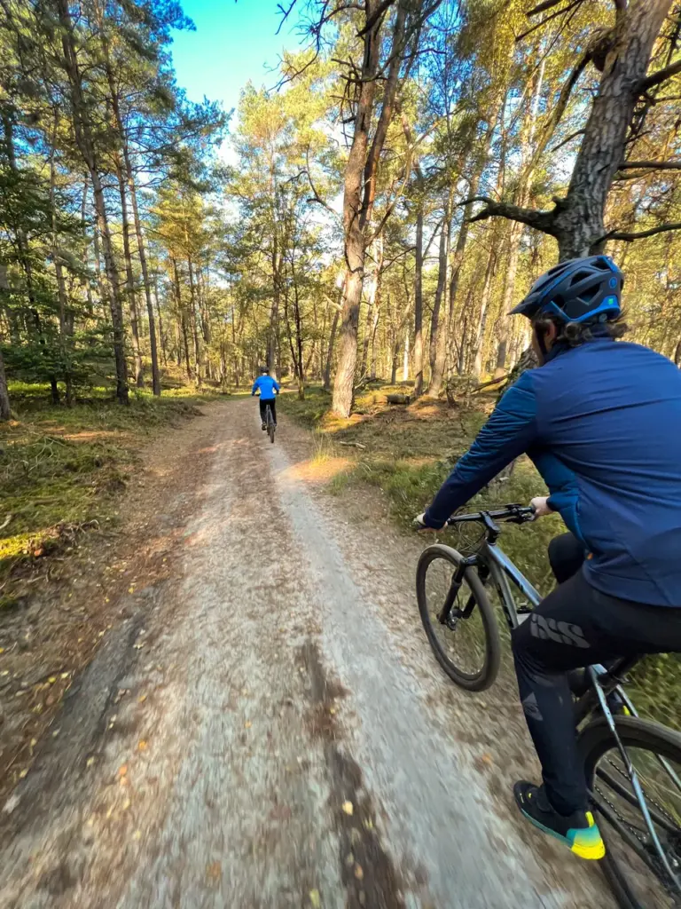 Mountainbike fietsroute