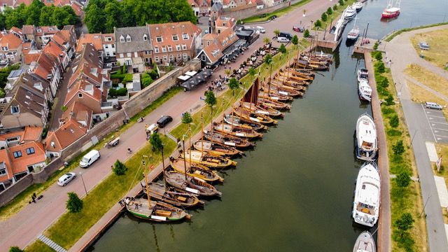 Botters stadshaven Harderwijk